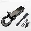 Tow Hitch Receiver 2"15T Break Strength Shackle Hitch Receiver with 3/4 Shackle Towing Accessories for Vehicle Trailer Recovery