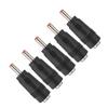 5PCS 5.5 x 2.1 Female to 3.5 x 1.35MM Male DC Adapter Connector Router Power Converter