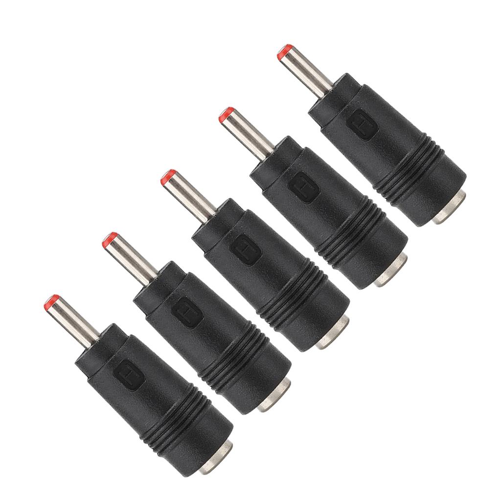 5PCS 5.5 x 2.1 Female to 3.5 x 1.35MM Male DC Adapter Connector Router Power Converter