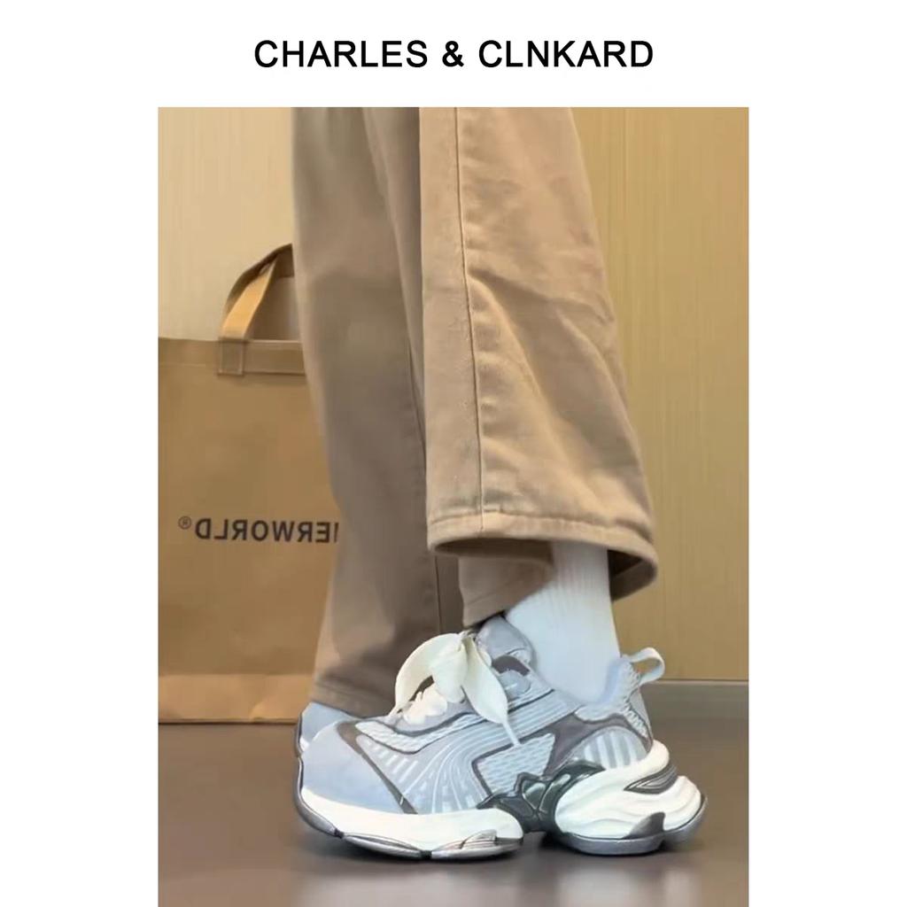 Fashion Women Casual Sneakers Couple Flat Platform Sports Shoes Metal Decora Thick Sole Lace-Up Sneakers Couple Sports Shoes