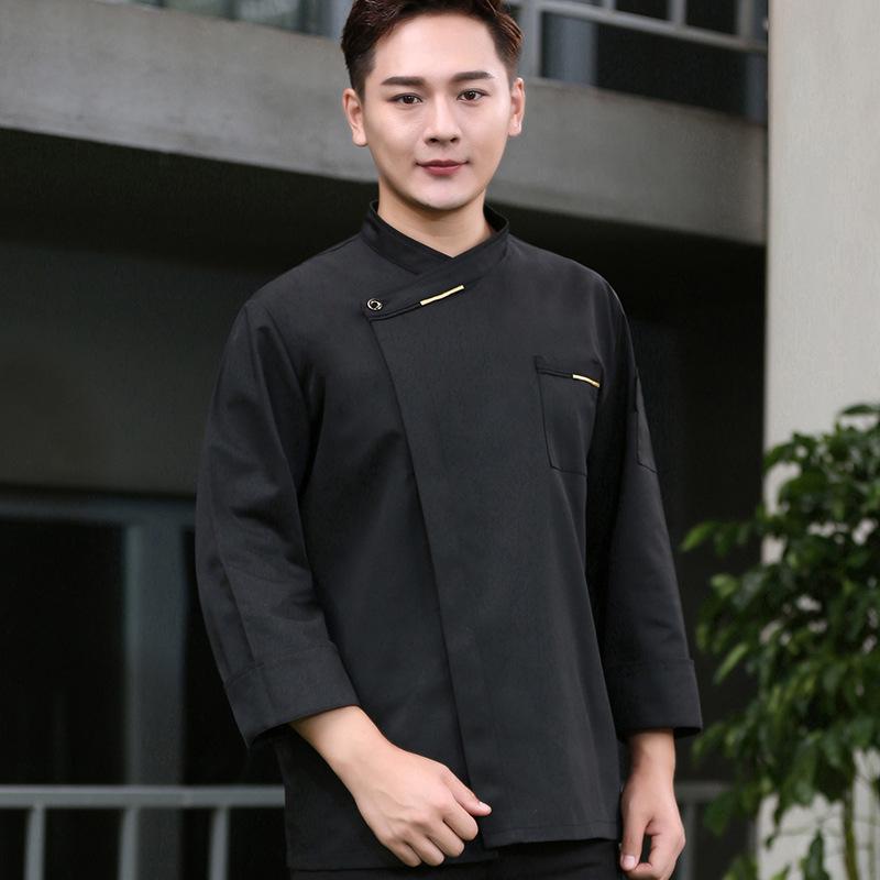 Unisex Fleece-Lined Chef Uniform: Cold-Proof Long Sleeve for Autumn/Winter - Ideal for Restaurants, Catering, Hotel, and Cake Shops.