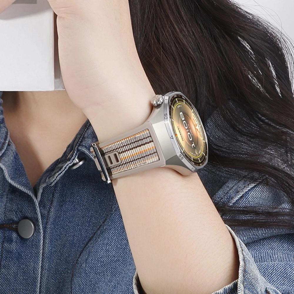 Silicone Nylon Strap For Huawei Watch GT6 Pro 46mm Official Replace Quick Release Band for Huawei Smart Watch GT 6 Pro Band Accessories