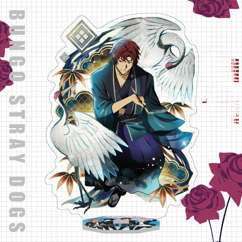 Japan Bungo Stray Dogs Anime Figur Acryl Stand Modell Spielzeug Dazai Osamu Nakahara Chuuya Ryunosuke Akutagawa Schreibtisch Dekor