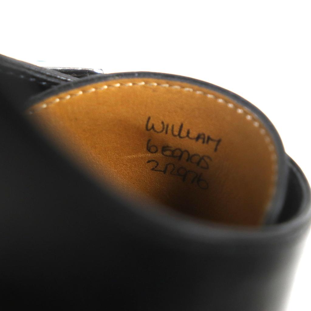 Tolle John Lobb Lederschuhe WILLIAM schwarzes Leder Herren 6 9795 Gebraucht