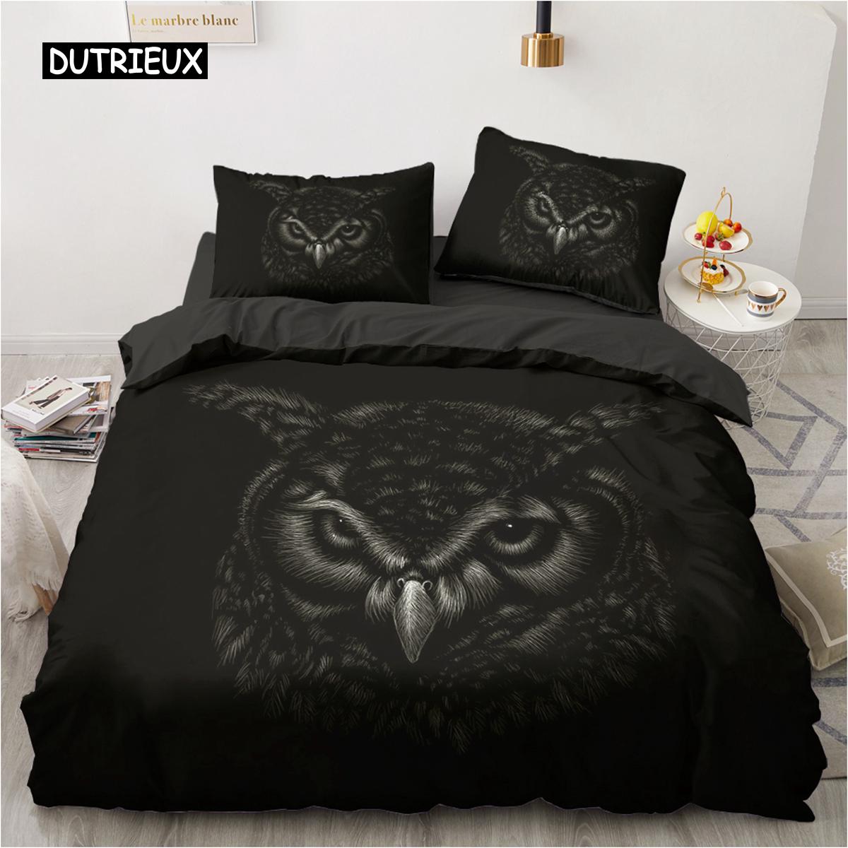 

Black Animal Bed Cover Collection Tiger Printed Style Sleep Bedding Collection for Kids Teens Twin Size Size Twin Size Double Size Queen Dimension EU single(135x200cm)