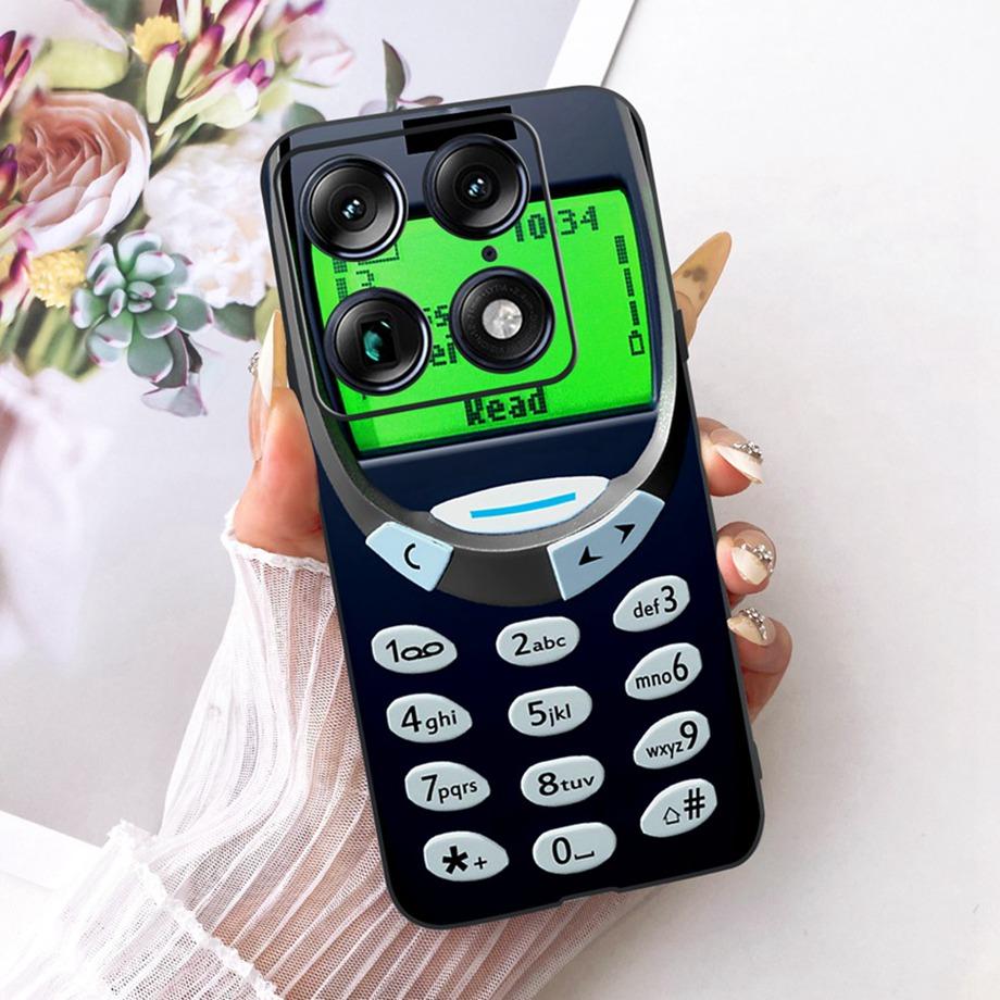 Flower Cartoon Fashion Design Phone Case For Motorola Signature Moto X70 Air Pro 5G Funda Soft Silicone Shockproof Back Cover