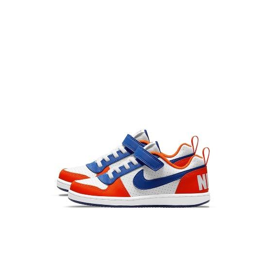 

Nike Court Borough Low PS Team Orange Hyper Royal DN4246-141 EU 28 білий