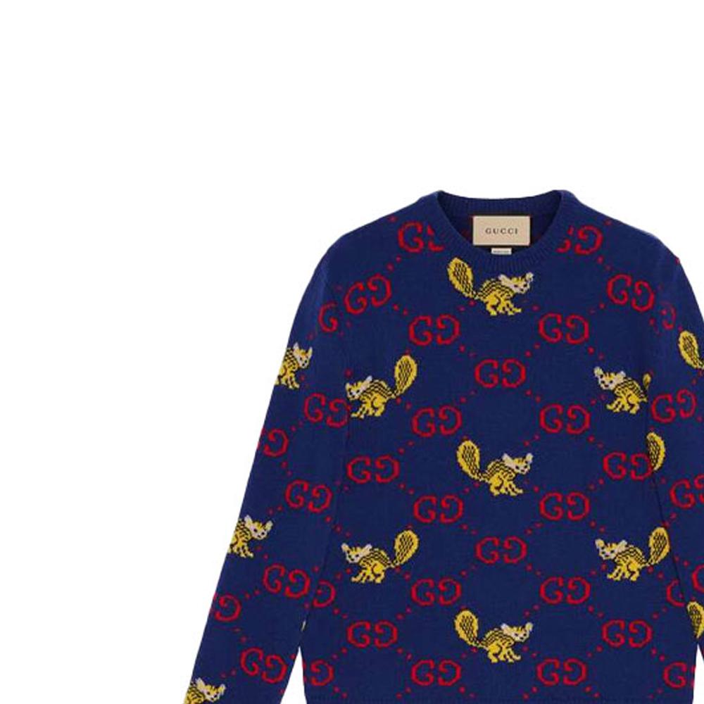 GUCCI x Freya Hartas FW21 Sweater Men's Blue 661836-XKBXX-4795