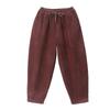 Women's Trendy Corduroy Fleece-Lined Harem Pants - New for Autumn/Winter 2024