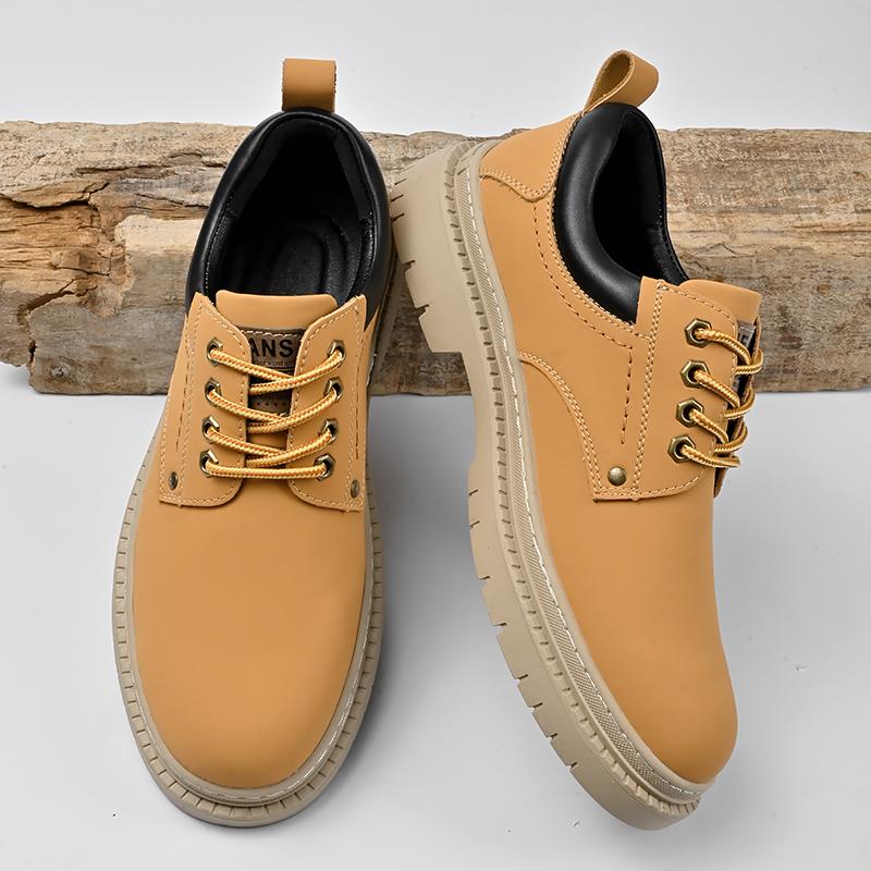 Thick Soled Trendy Men's Shoes Retro Minimalist Style Office and Fashion Party High Quality Derby Shoes 38-46 Luxury