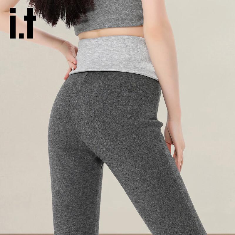 Izzue Women's High-Waist Slim-Fit Flare Casual Pants