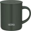 Thermos Vacuum Insulated Mug with Lid 350ml Dark Green JDG-352C DG