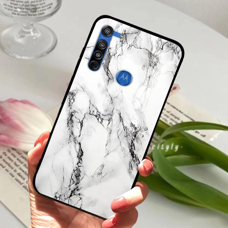 For Motorola Moto G8 Plus Case Black Silicone Cover Case for MOTO G8 Play G 8 Power Lite Fashion TPU Protective Back Cover Shell