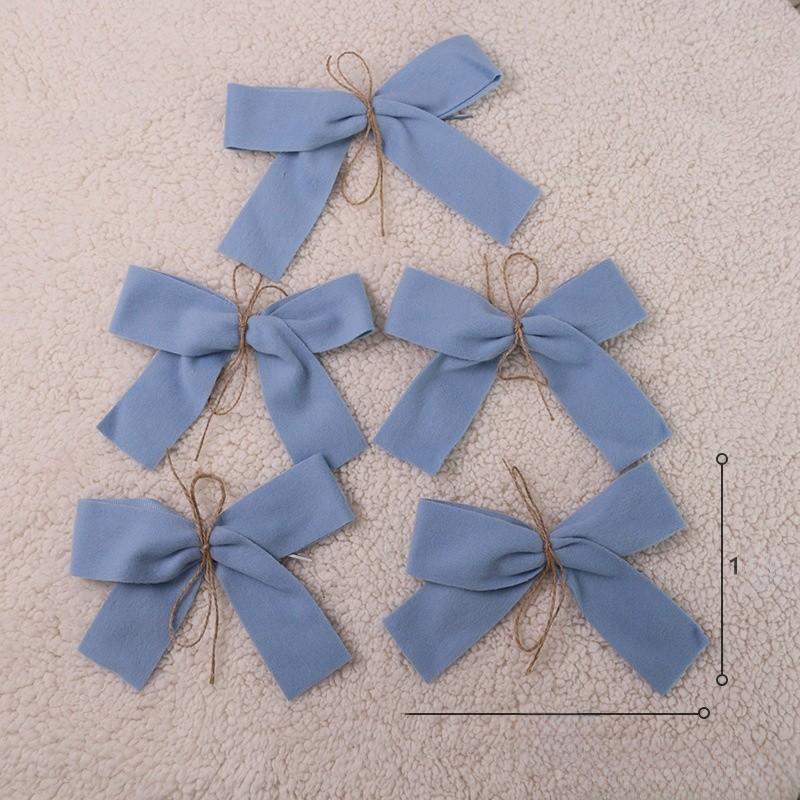 Christmas Decor Set With Elegant Butterfly Bows For Holiday Tree Celebration