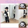 Cute Lightweight Panda Design Backpack For Kids Perfect For School And Playtime