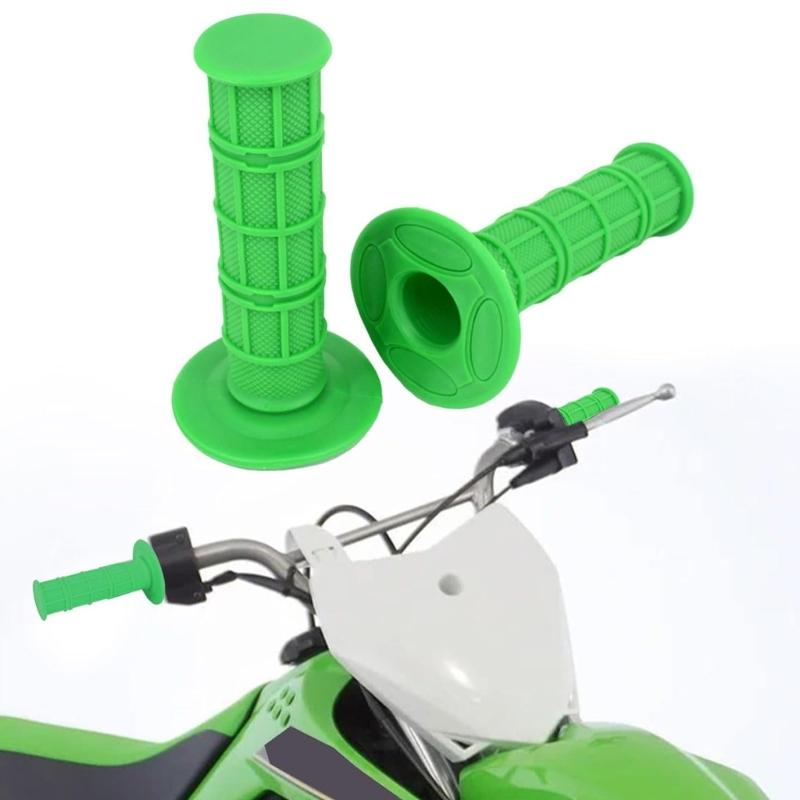 Motorcycle Rubber Hand Grips 22mm 7/8'' Handlebar Grips Universal Motorcycle Modification Hand Grips