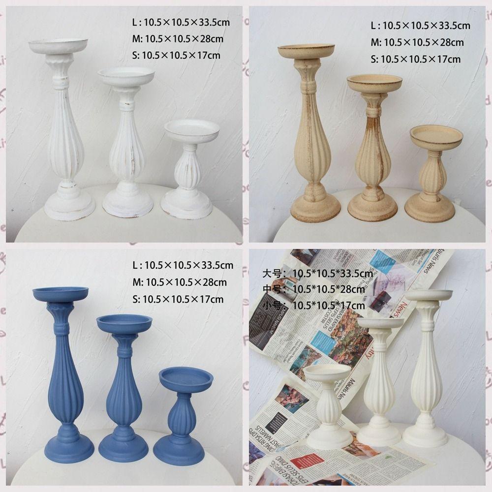 Home Stay Raw Materials Photography Props Candle Holder Tabletop Ornaments Candle Lamp Ornaments
