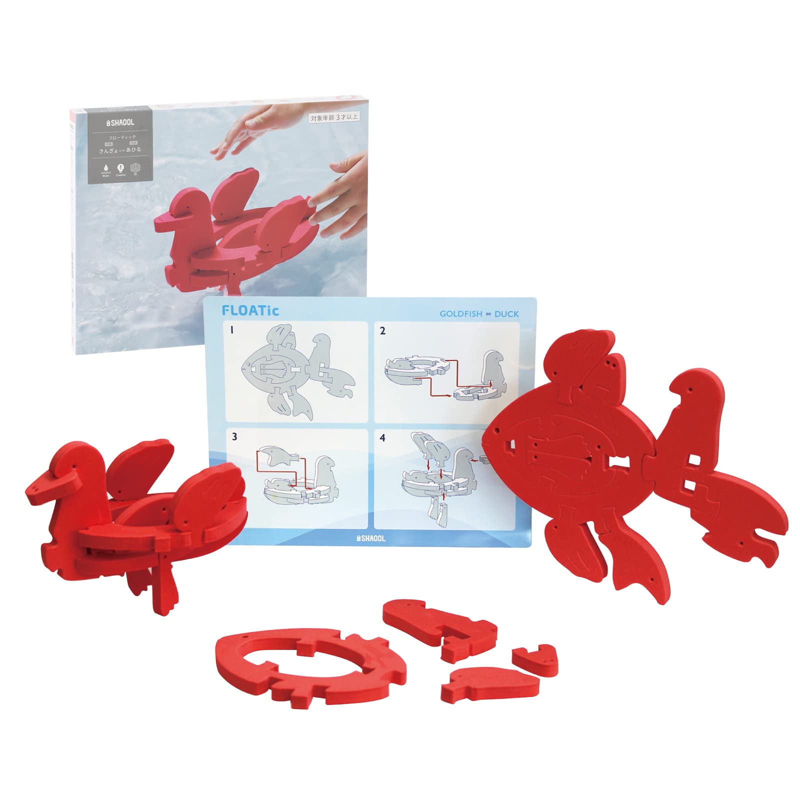 

Chaol Flowtic Золотая рыбка Утка 3 года и старше развивающая головоломка игрушка игра в воде подарок день рождения малыш мальчик девочка S11018 & (возраста / игрушка) (ванна / / бассейн)