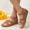Fashion Plus Size Fashion Wedge Sandals Women Summer 2025 Casual Platform Walking Sandalias Mujer Comfortable Non Slip Beach Shoes Woman