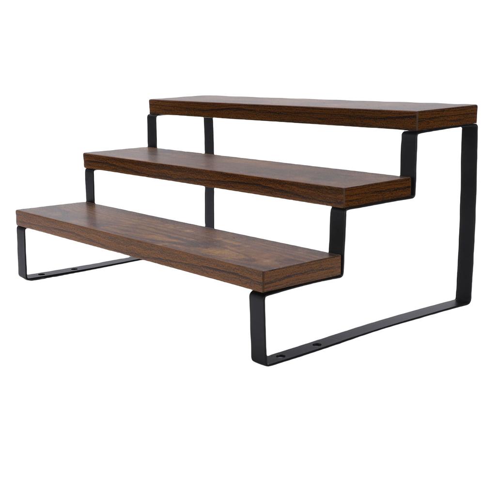 Perfume   Multi Purpose Wood Display Riser Stand for Kitchen Countertop Cosmetics Skincare Storage