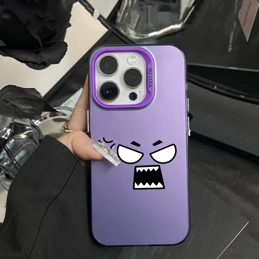 Kawaii Emoji  Phone Case For IPhone 16 17 15 14 12 13 Pro Max white Color Shockproof Cover