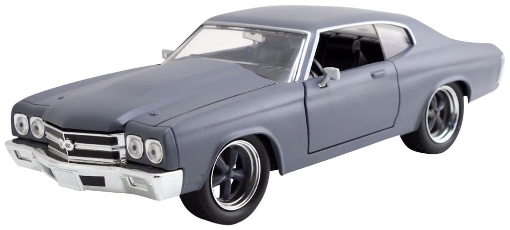 Jada Toys Fast Furious Series Dominic Chevy Chevelle SS Matte Grey Hotový produkt & 1/24 F&F