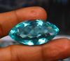Valentine Big Sale 74.85 Carat Blue Topaz Marquise Shape Lab Created Gemstone SN631