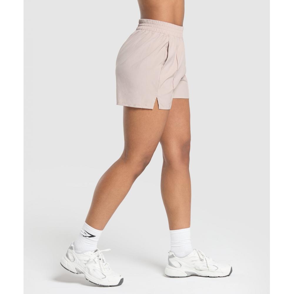 Gymshark Pintuck Shorts Stone Pink B8a6m Kbs4