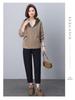 Women's Hooded Spliced Jacket - Spring/Autumn 2024 Fashion: Casual, Loose, Slimming Short Style for Petite and Moms