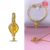 Ruby Openworkair Balloon Pendant Copper Colors For Charms Copper Colors Original Bracelet For Jewelry Making