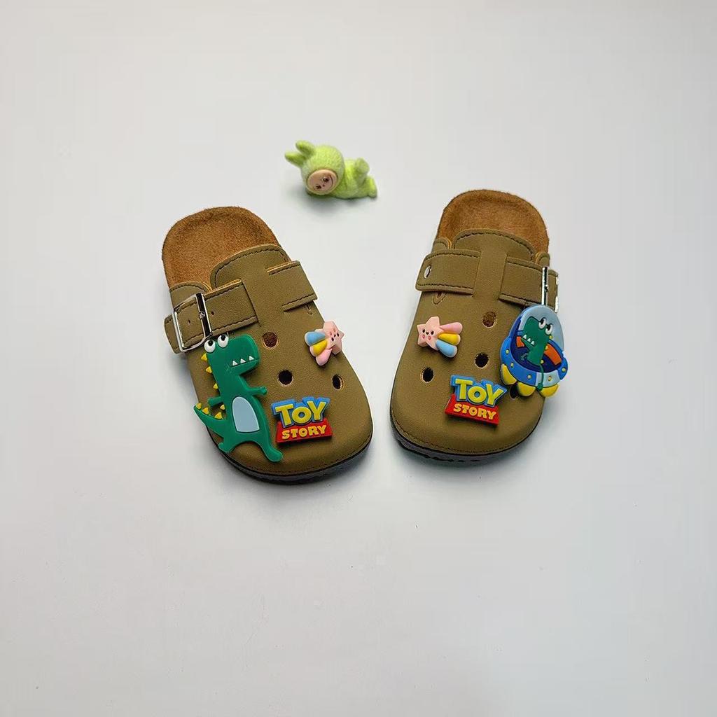 Kids' Cartoon Birkenstock Clogs: Non-slip, Durable, Retro Thick-sole, Outdoor Hole Slippers