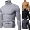 2019 Men's British Fashion Jacquard Sweater - Solid Color Casual Pullover Y036