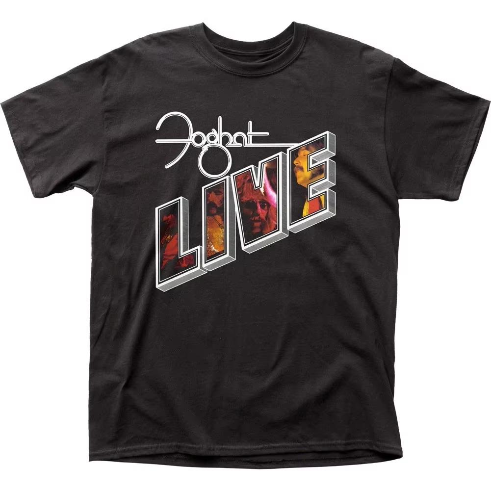 Foghat Live Unisexs TShirt Music Classic Concert Rock Band TShirt Fan Gift Printed Casual Daily Unisexs And Unisexs TShirt S