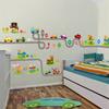 New DIY PVC Highway Track Car Wall Stickers Residential Decoration Sticker for Kids Boys Room Wallpaper D