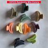 Colorful Candy Clasp Clip Mini Small Princess Head Broken Hair Clip Summer Forehead Bangs Side Clip Broken Hair Headpiece.