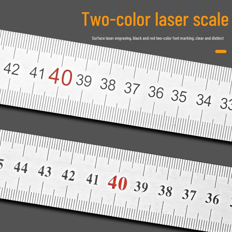 High-Quality Stainless Steel Multi-Functional L-Square Ruler, 300mm & 500mm, for Woodworking and Angled Measurements.