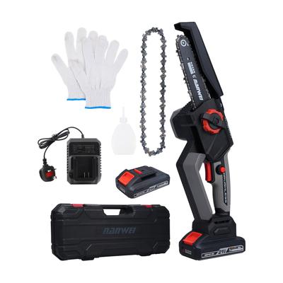 Cordless Chainsaw 6inch Chainsaw Brushless Electric Chainsaw for Logging and Tree Cutting Wood