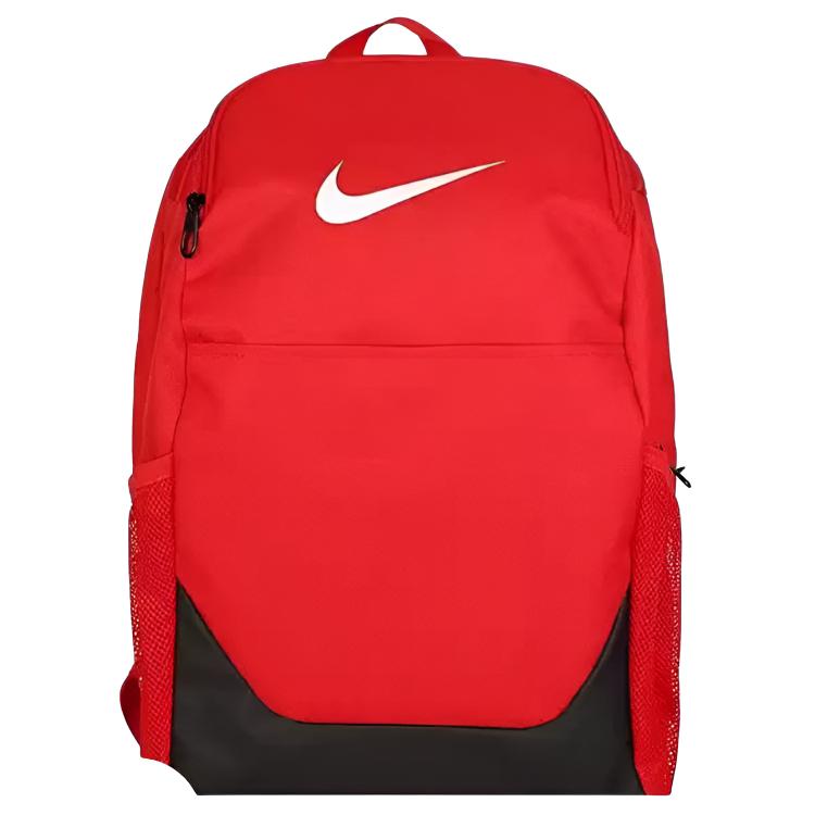 

Nike Fashion Casual Versatile Fabric Backpack Unisex Backpacks Red Black IB4408-657 Red & Black