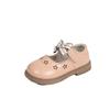 Baby Princess Shoes 2025 Spring and Autumn New Girls Pastoral Bow Small Leather Shoes Korean Version of Infant Soft-soled Shoes
