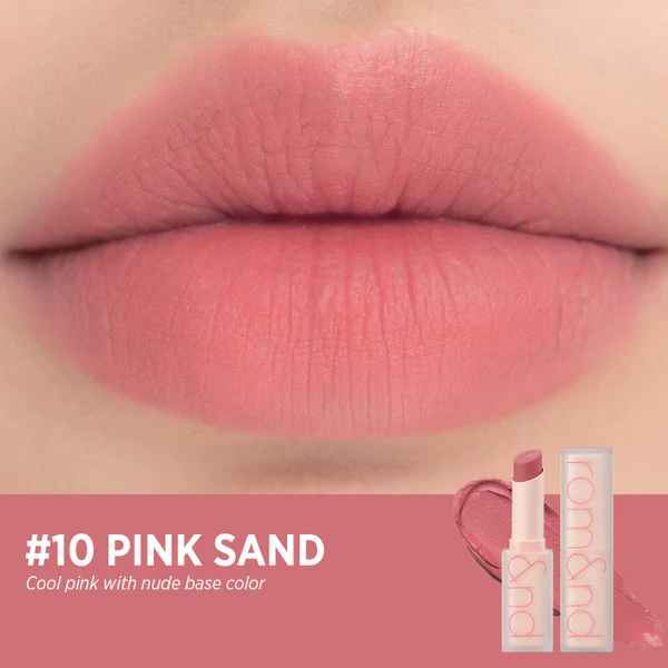 

Rom&nd Zero MATTE LIPSTICK, Стойкая, Макияж, Kbeauty, Корейская косметика, пробник #10 Pink Sand