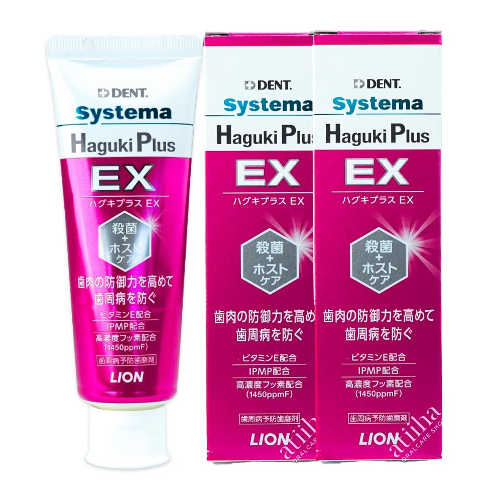 

LION Зубная паста Haguki Plus EX 90 г 2 тюбика