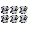 6PCS Panda Patch Panda Pattern DIY Sewing Sewing Patches Cotton Clothing Patches Custom Patches for