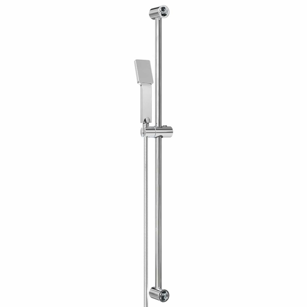 Shower System Set Chrome 100 Cm Stainless Steel