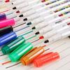 12 Colour White Board Marker Pens Pen Dry Eraser Easy Wipe Whiteboard Easy Dry