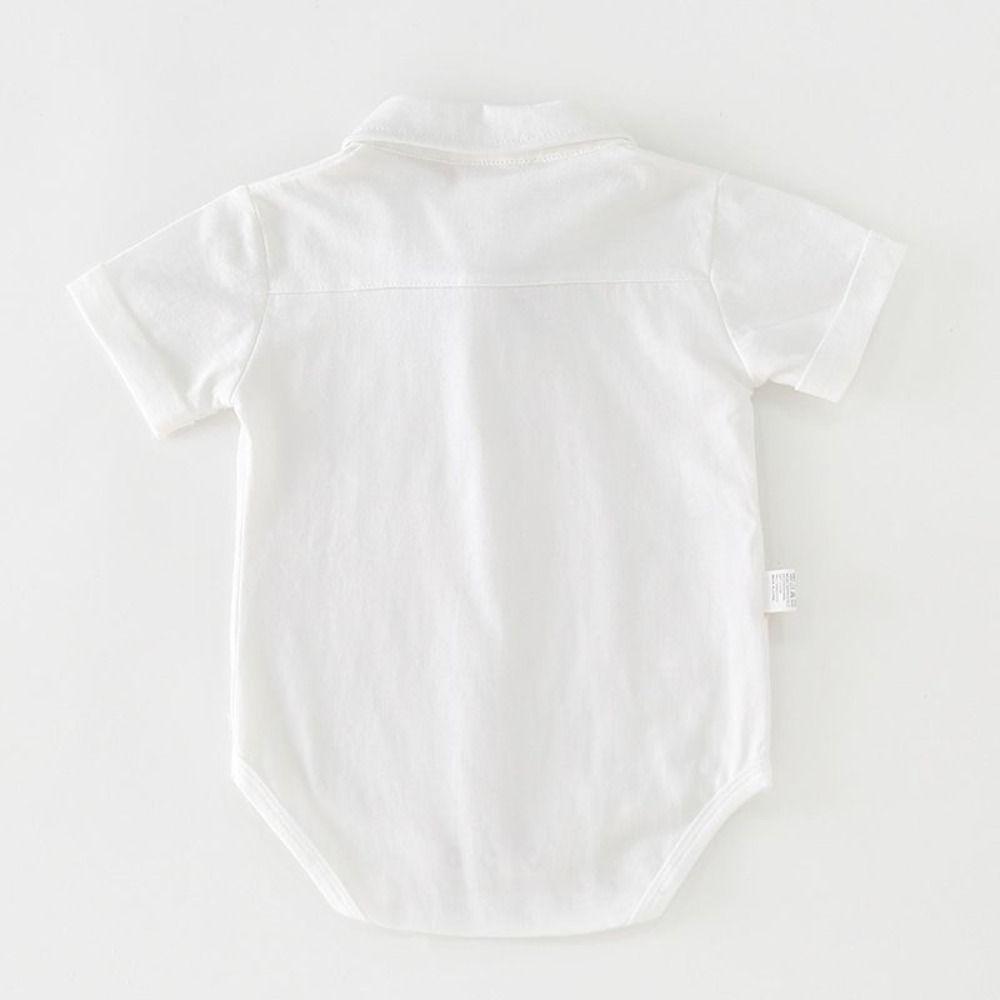 Triangle Bodysuit Baby Onesie Detachable Bow Tie Infant Jumpsuit Bodysuits Bodysuit  Children