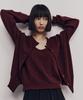 Maggie Essential Wool Cardigan (Wine)