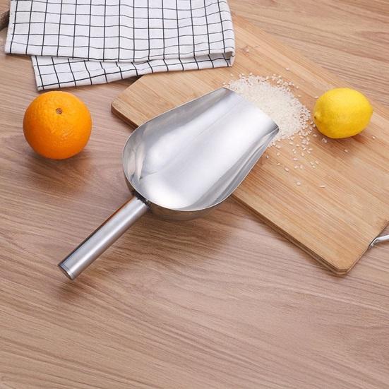 Stainless Steel Ice Scoop  Multipurpose Metal Ice Scoop for Ice Machine
