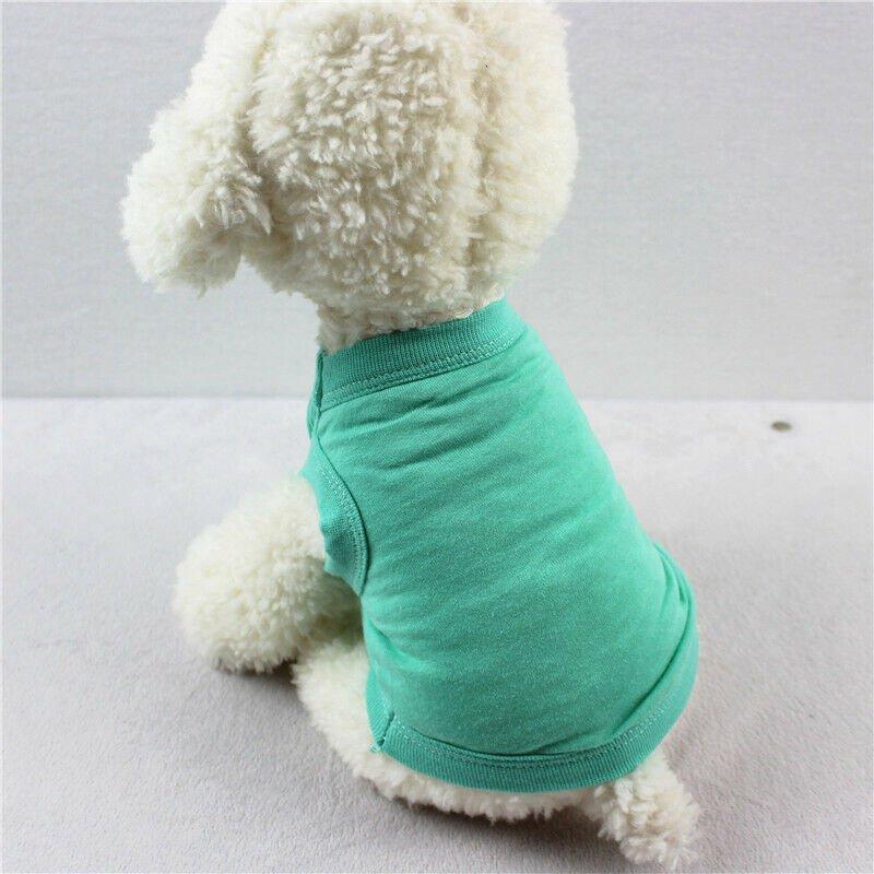 Buy Vest Pet Medium Tshirt Clothing Dogs Summer Cotton Cat Dog Plain Small Comfortable Clothes