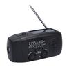 Emergency Hand Crank Radio with LED Flashlight 10000mah Battery Multi Functional USB  d Solar Power Portable Wther Radio AM/FM/NOAA WB