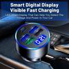5 Ports 150W Car Charger Fast Charging PD QC3.0 USB C Car Phone Charger Type C Adapte